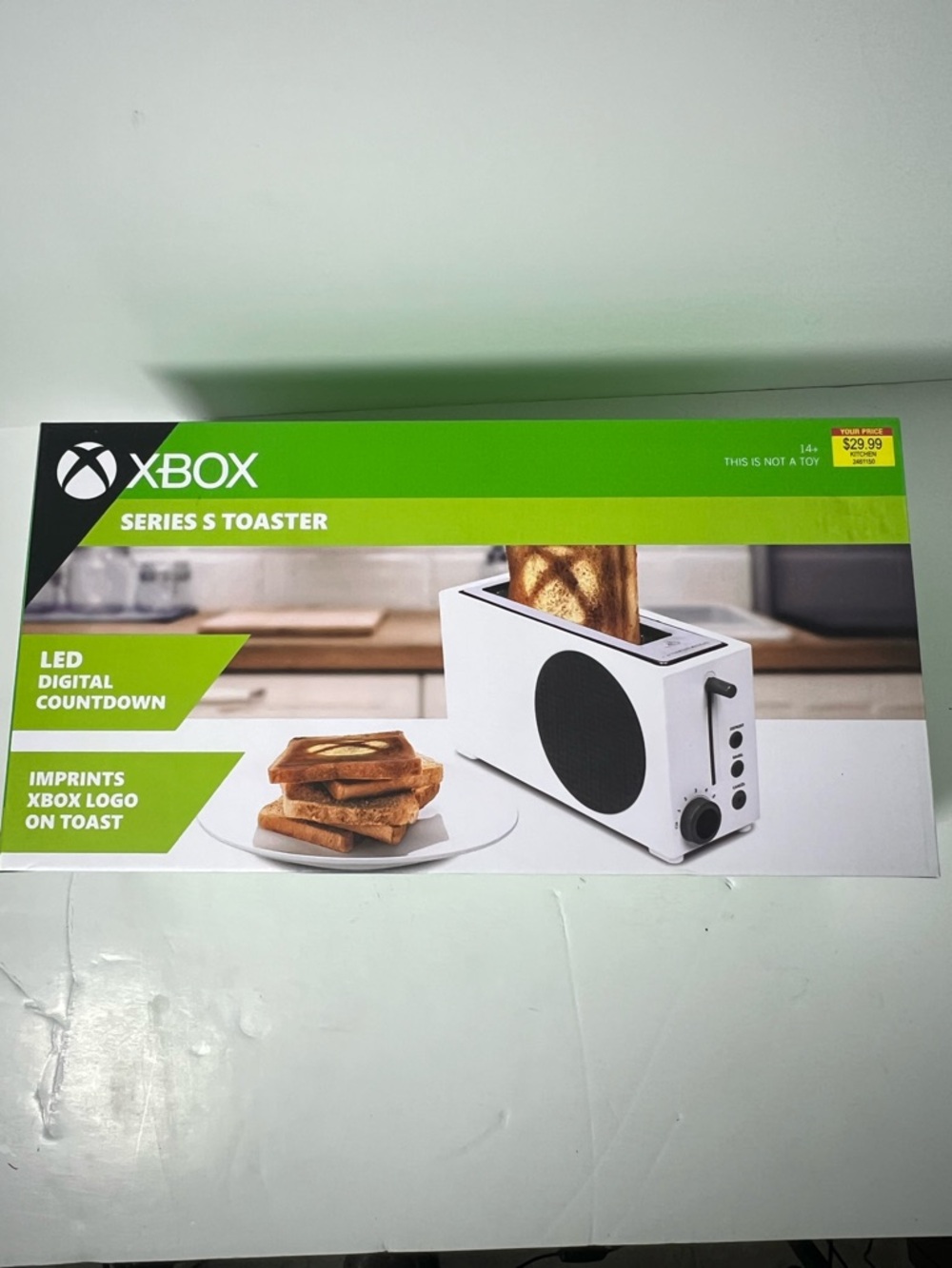 Series S Themed Toaster - White